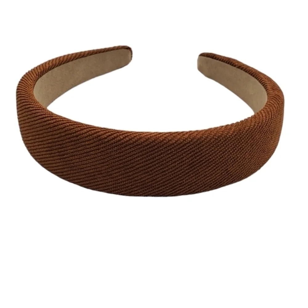 Wide fabric headband hair accessories